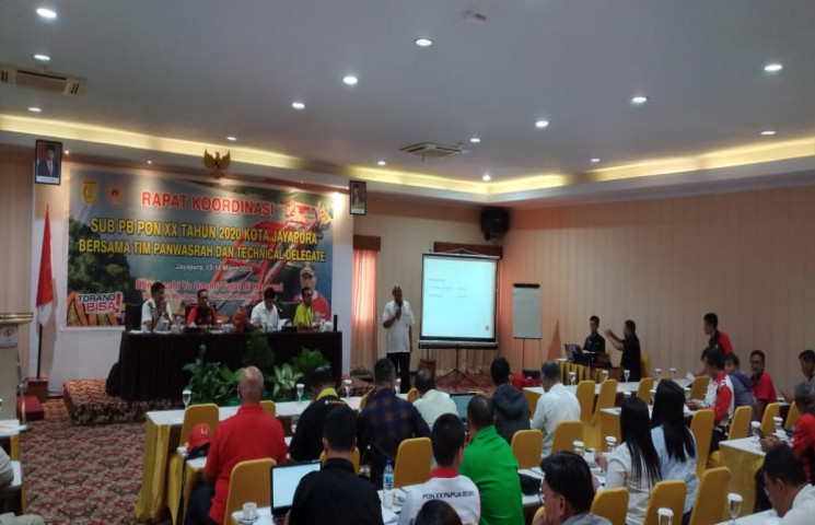 Rakor Technical Delegate PON XX, Koordinasi Bidang-Bidang Diminta Jangan Putus